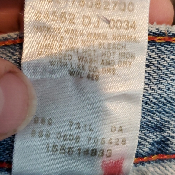 Levi's jeans 550 relaxed tapered 18 vintage - Picture 5 of 5
